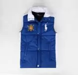 ralph lauren veste mode 2019U sans manches skinny slim hommes big polo nouveau bleu blanc